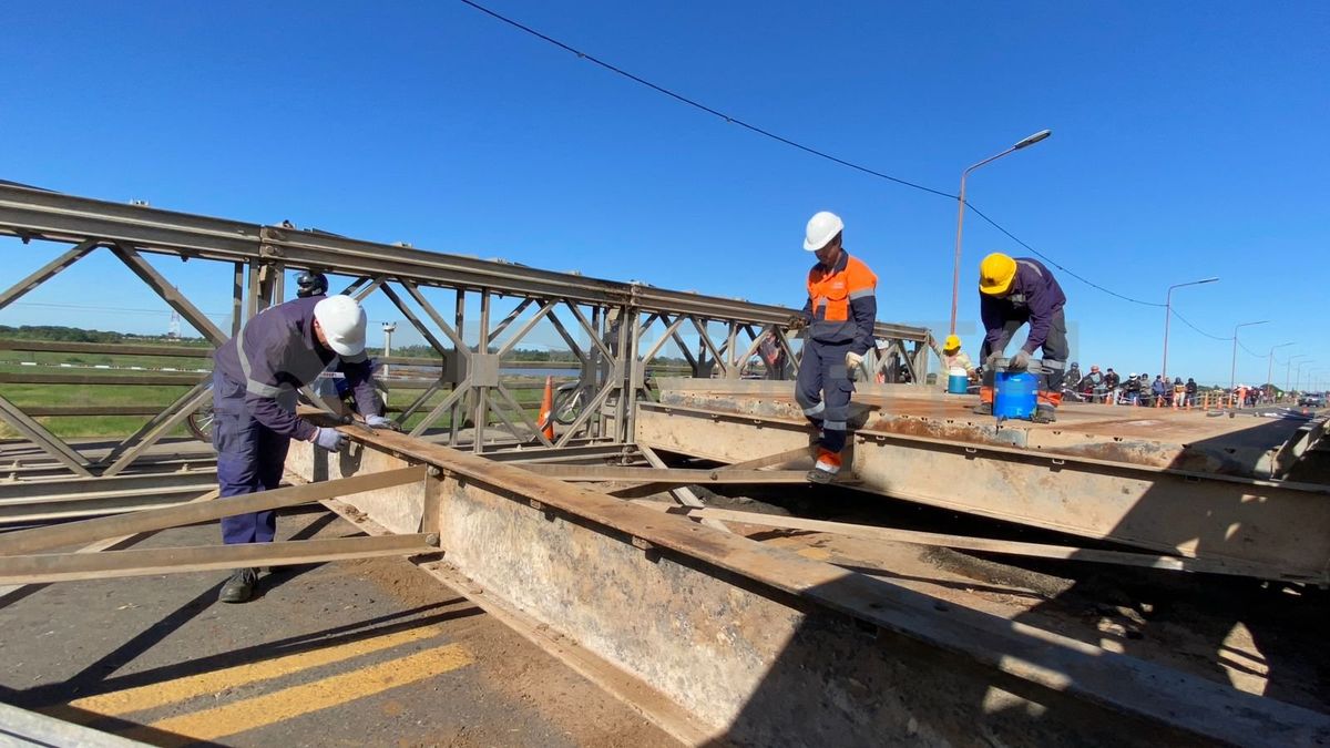 Avanza a buen ritmo la construcción del puente Bailey sobre el Carretero: cuándo estará habilitado
