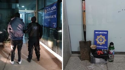 Vandalizó un auto, robó una pala de punta y lo detuvo la policía en barrio Barranquitas