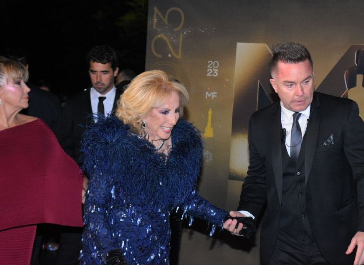 Mirtha Legrand en la entrega de los premios Martín Fierro 2023. Mirtha Legrand en la entrega de los premios Martín Fierro 2023.