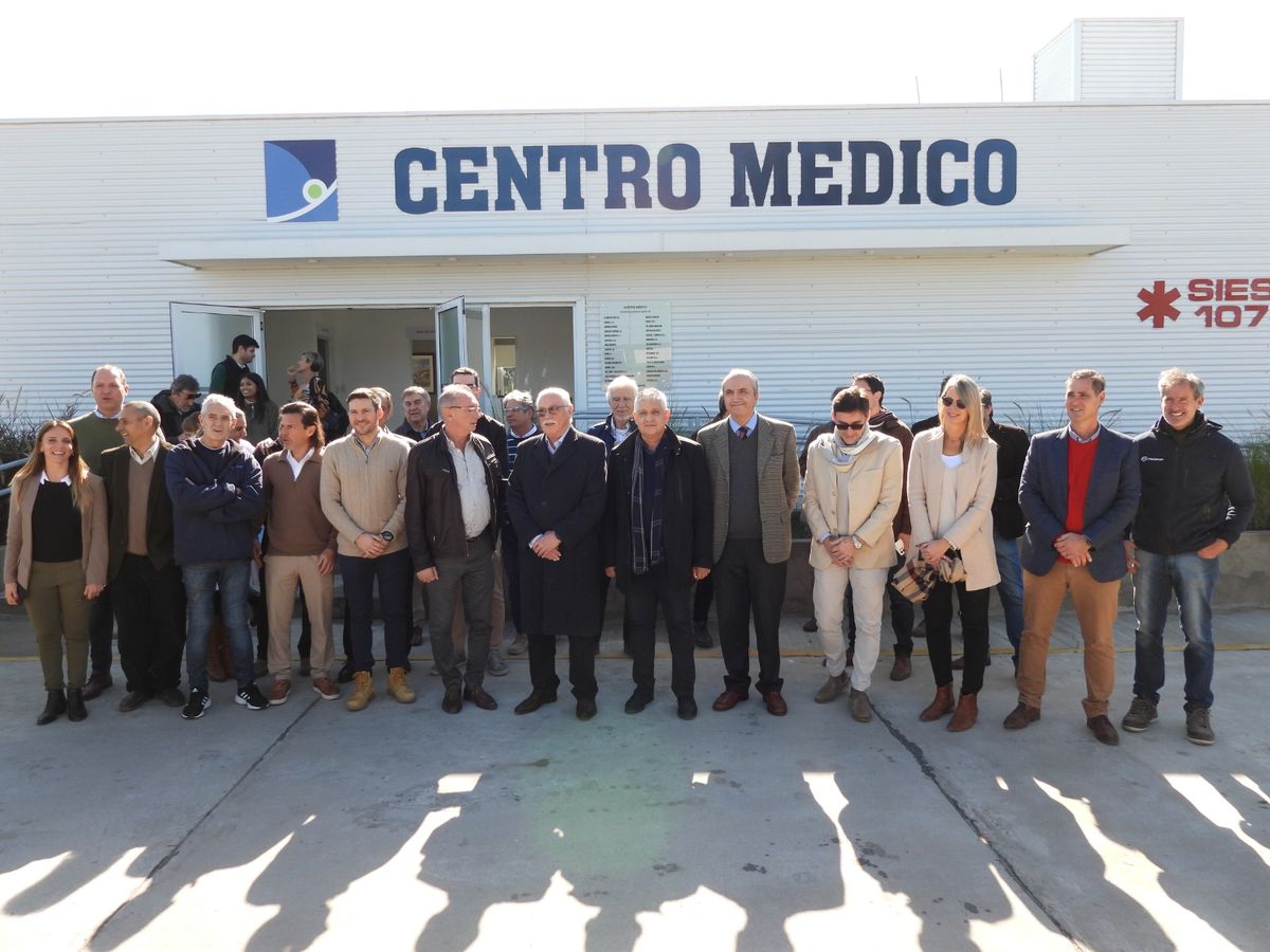 Se inauguró el centro médico del Parque Industrial de Sauce Viejo.