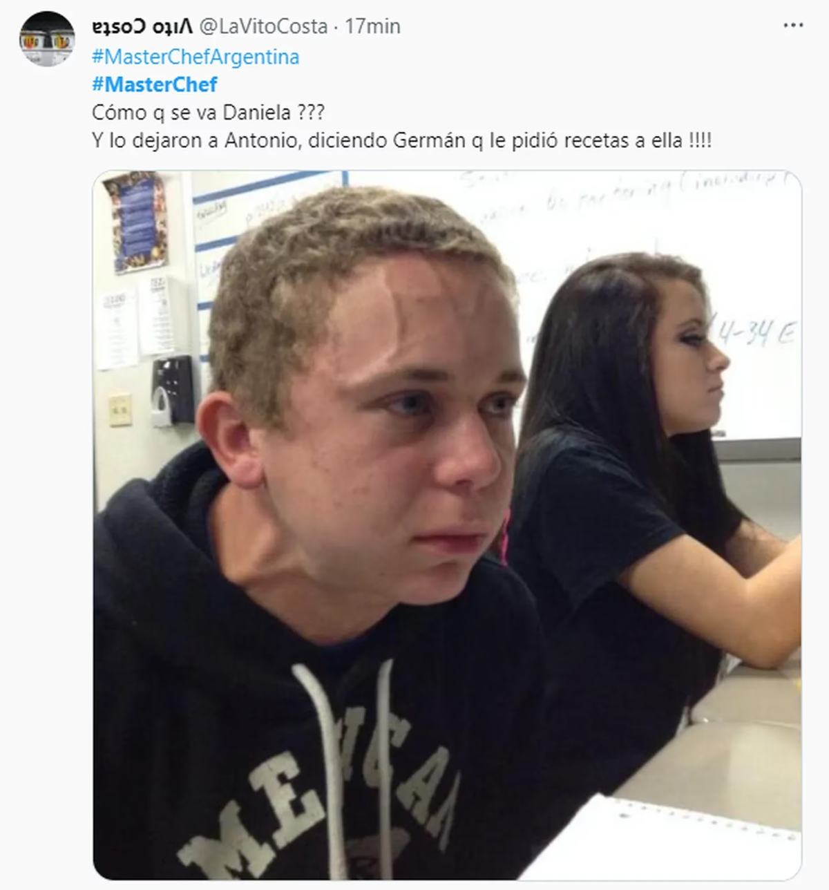 Los mejores memes por la eliminación de Daniela de MasterChef. Los mejores memes por la eliminación de Daniela de MasterChef.