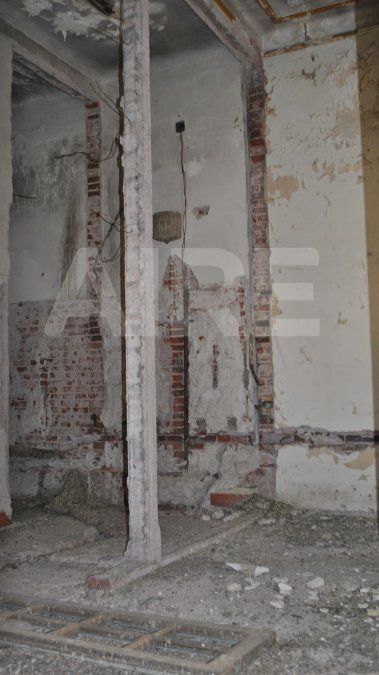 En las paredes de las plantas más altas el deterioro es mayor. / Gentileza: Leopoldo Ferreira.