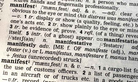 “Manifest”, o “Manifestar” en inglés, es la palabra del año del Diccionario de Cambridge. “Manifest”, o “Manifestar” en inglés, es la palabra del año del Diccionario de Cambridge.