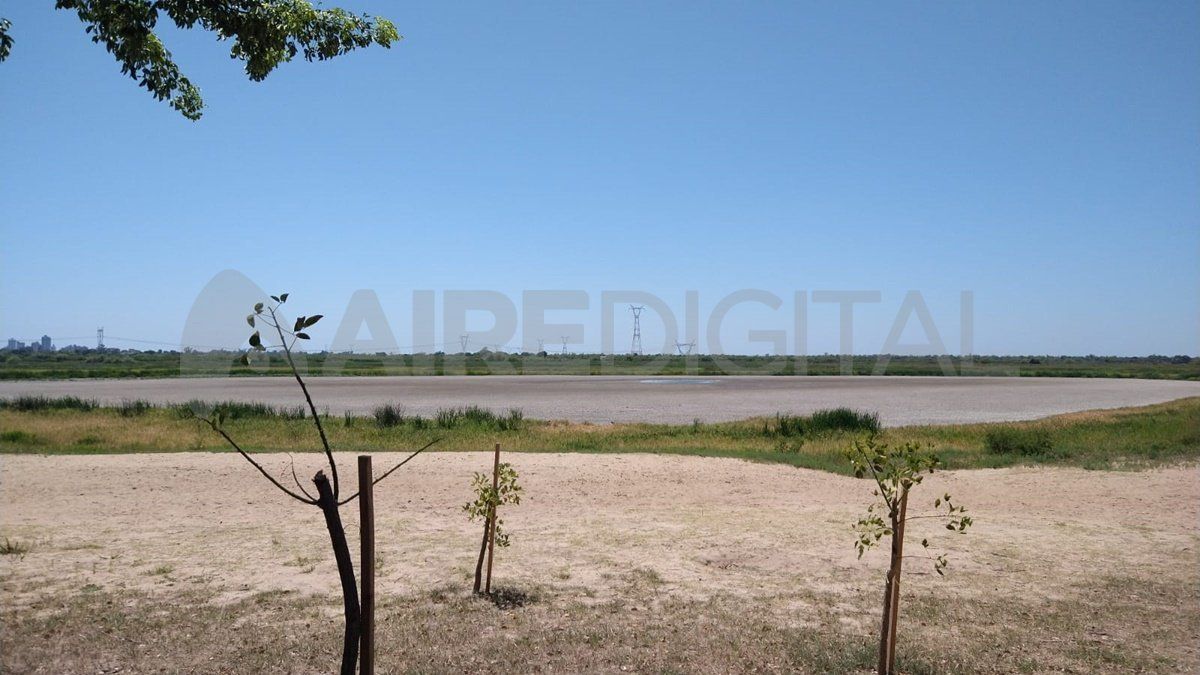 La ex laguna Bedetti se secó.