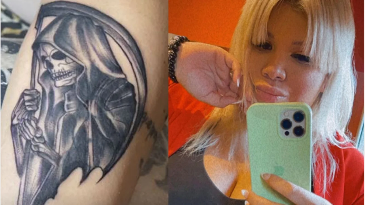 El motivo por el que Morena Rial se tatuó a San La Muerte 