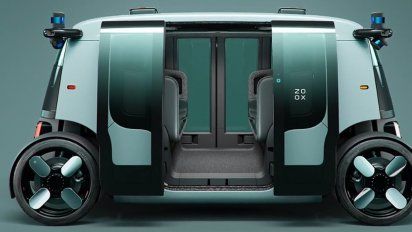 Amazon dio a conocer Zoox, un “taxi-robot”.