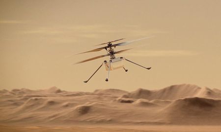 El Ingenuity lleva cámaras y micrófono incorporados para documentar el vuelo desde su perspectiva. El Ingenuity lleva cámaras y micrófono incorporados para documentar el vuelo desde su perspectiva.