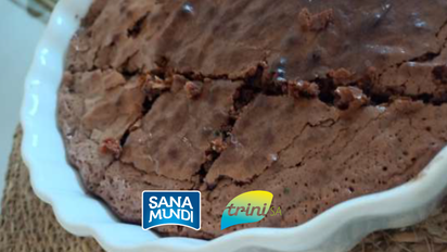 Recetas dulces: brownie chocolatoso, sin azúcar y libre de gluten