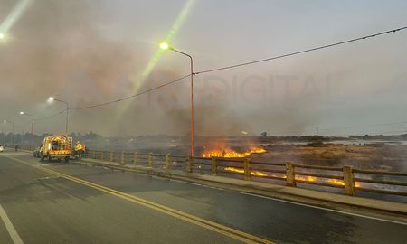 incendio en el puente carretero: fotos y videos impactantes incendio en el puente carretero: fotos y videos impactantes
