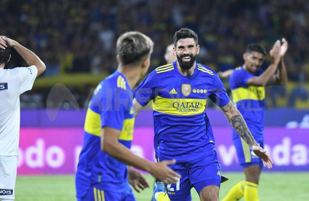 Nicolás Orsini aprovechó sus minutos en cancha y anotó dos goles en la victoria de Boca frente a Central Córdoba de Santiago del Estero.