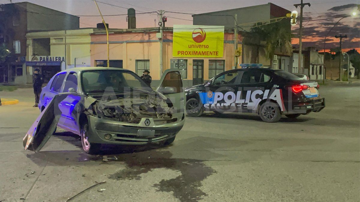El accidente ocurrió en la intersección de Facundo Zuviría y Estanislao Zeballos