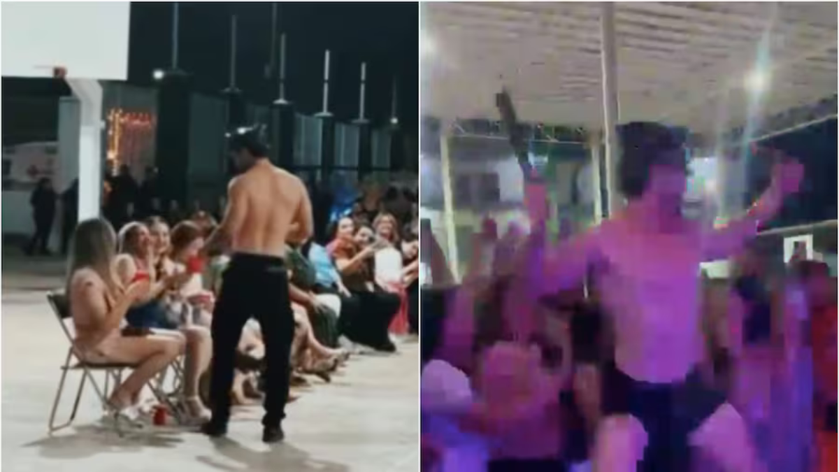 Escándalo en un colegio católico por celebración que incluyó strippers: el video se hizo viral