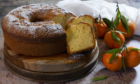 Bizcochuelo de mandarina para disfrutar a la hora de la merienda. Bizcochuelo de mandarina para disfrutar a la hora de la merienda.