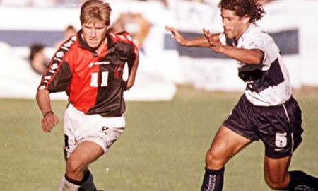 Claudio Enría y Marcelo Gómez, dos de los protagonistas de un partido inolvidable. Claudio Enría y Marcelo Gómez, dos de los protagonistas de un partido inolvidable.