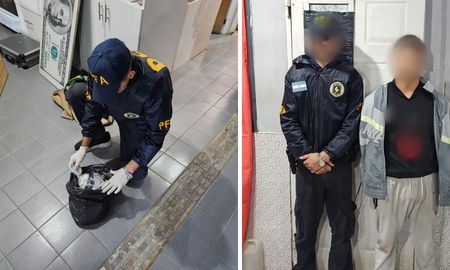 Además del secuestro de droga, se sutrajo 2 millones de pesos en efectivo. Además del secuestro de droga, se sutrajo 2 millones de pesos en efectivo.
