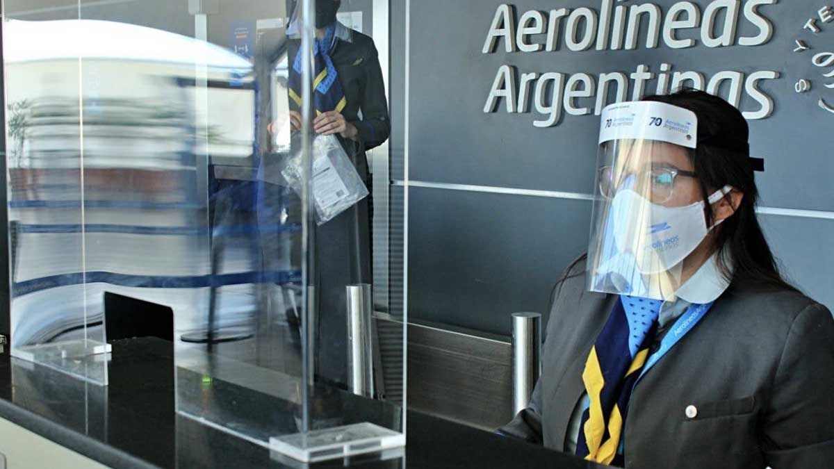 La compañía Aerolíneas Argentinas publicó en su sitio web la programación detallada por destino