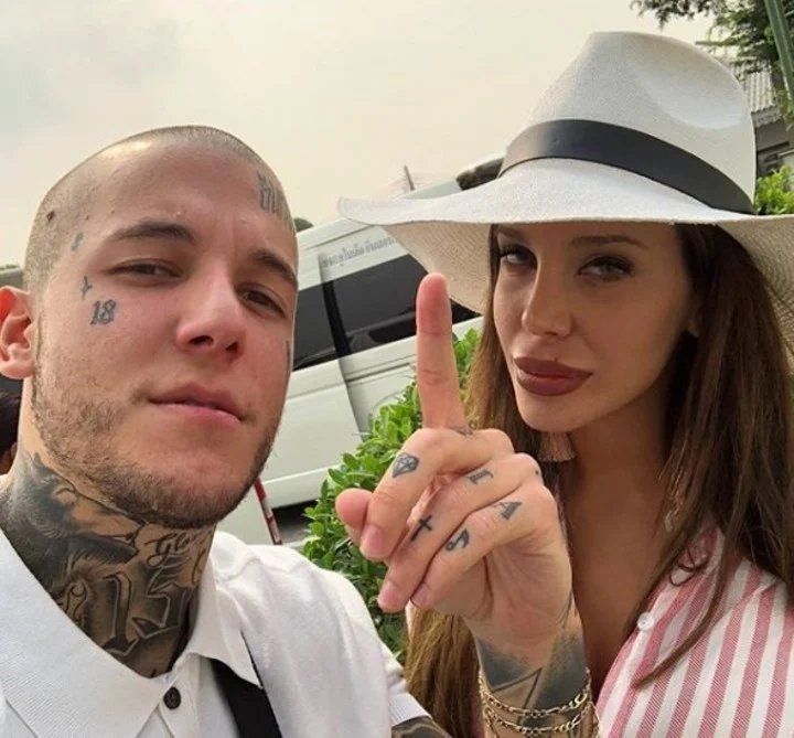 Alexander Caniggia junto con Charlotte, su hermana (Instagram)