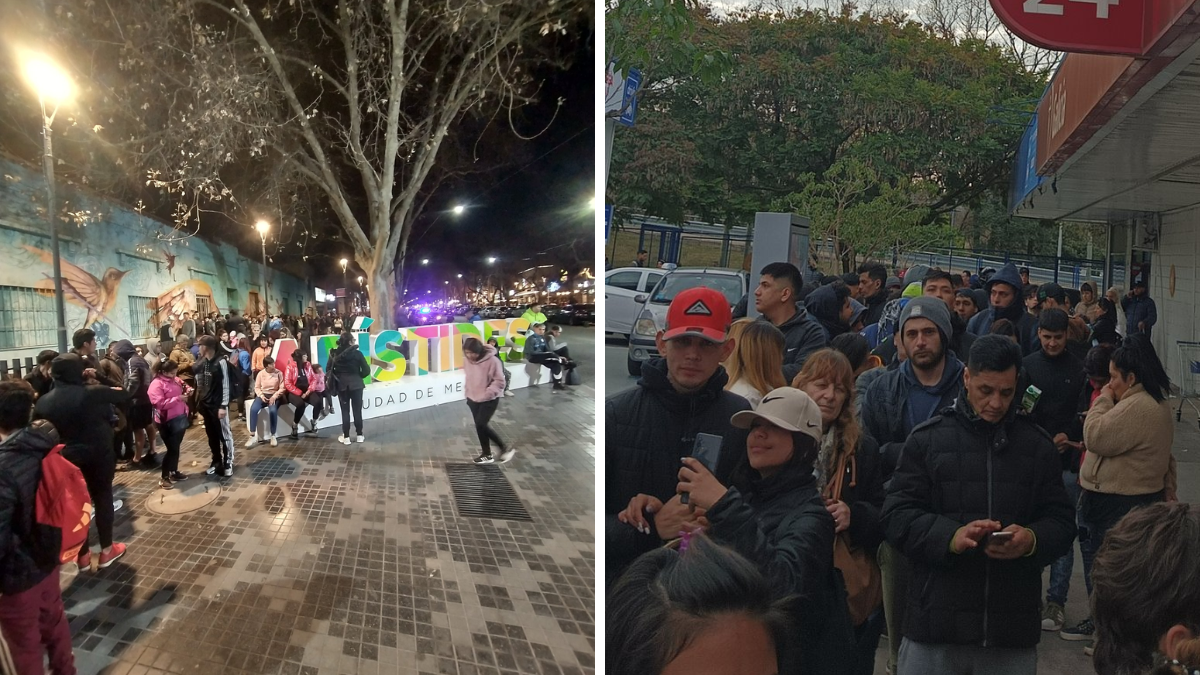 Mendoza y Buenos Aires fueron testigos de largas filas de personas que querían escanear su iris a cambio de tokens. Mendoza y Buenos Aires fueron testigos de largas filas de personas que querían escanear su iris a cambio de tokens.