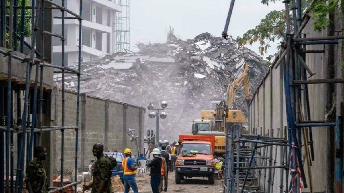 Los derrumbes de edificios son comunes en el país más poblado de África