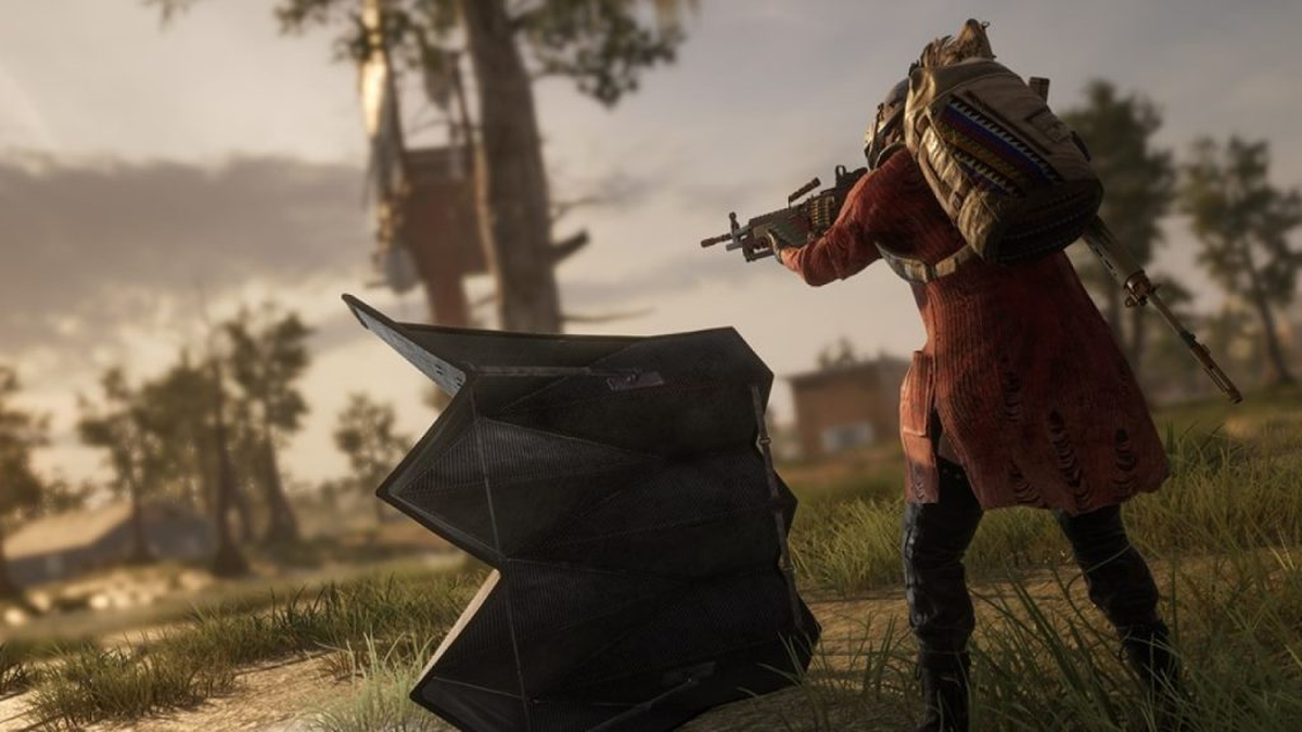 Nuevo Escudo plegado y fácil de transportar en PUBG Battlegrounds.
