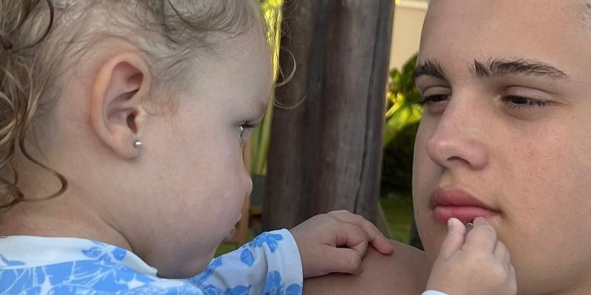 Bautista Vicuña y Ana García Moritán protagonizaron la sesión de fotos más tierna.