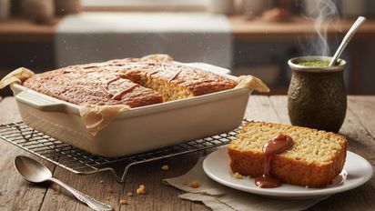 Budín dulce hecho con arroz cocido: la receta para hacer con 5 ingredientes en 40 minutos