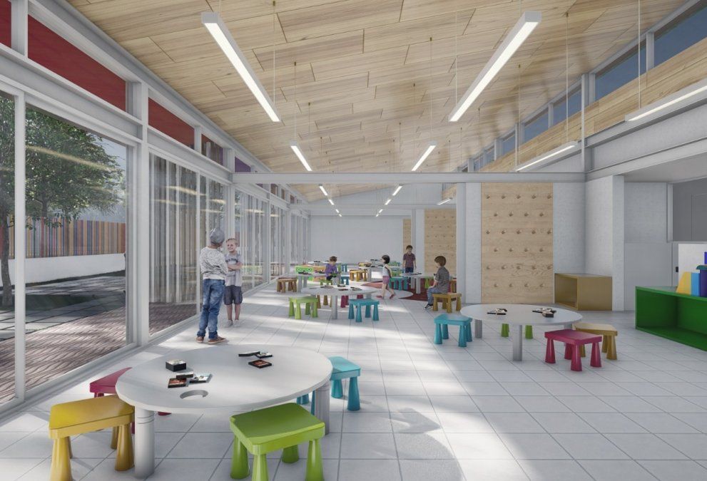 Santa Fe avanza en la construcción de edificios escolares ecológicos únicos en Latinoamérica