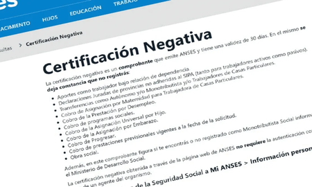 Qué es la Certificación Negativa de ANSES y cómo obtenerla Qué es la Certificación Negativa de ANSES y cómo obtenerla