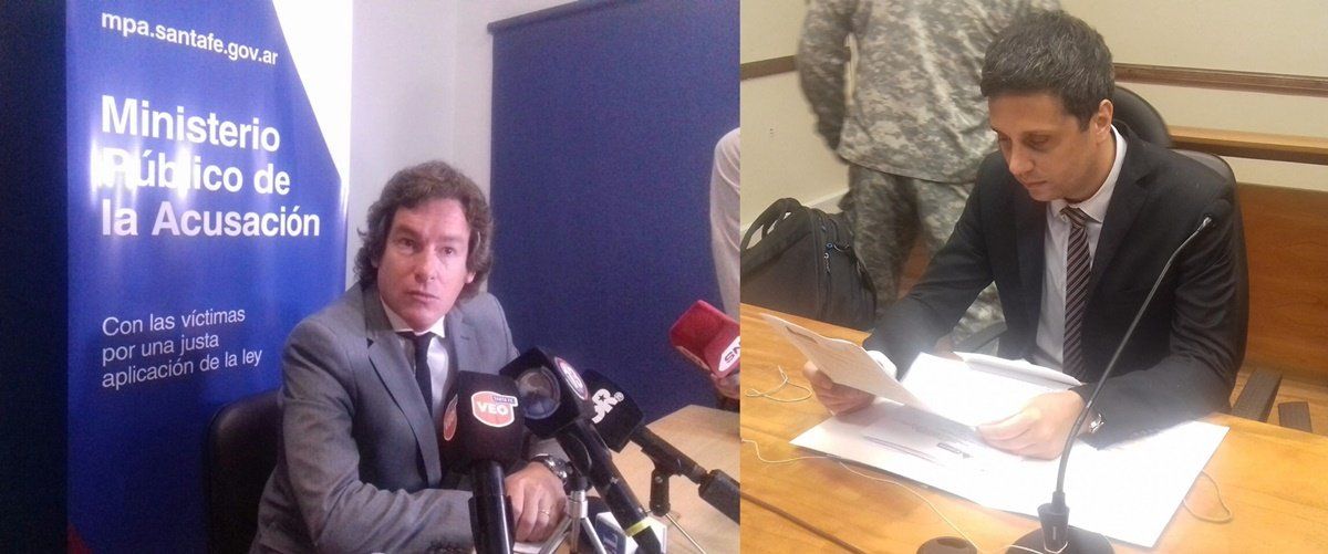 Sebastián Zseifert y Arturo Haidar, fiscales