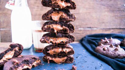 Masitas de Nutella en microondas