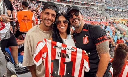 Verón viajó entre los hinchas hasta San Nicolás para la final entre Estudiantes y Platense Verón viajó entre los hinchas hasta San Nicolás para la final entre Estudiantes y Platense
