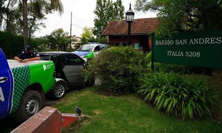 La entrada del country donde estaba Maradona antes de morir (Franco Fafasuli) La entrada del country donde estaba Maradona antes de morir (Franco Fafasuli)