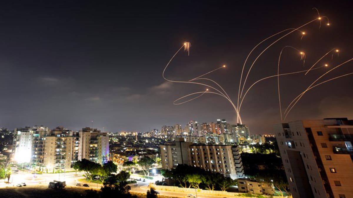 Israel interceptó más de 300 misiles que llegaron desde Gaza desde el lunes.