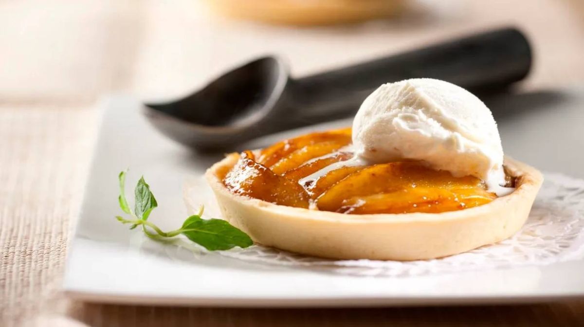 Mini tarta de mangos