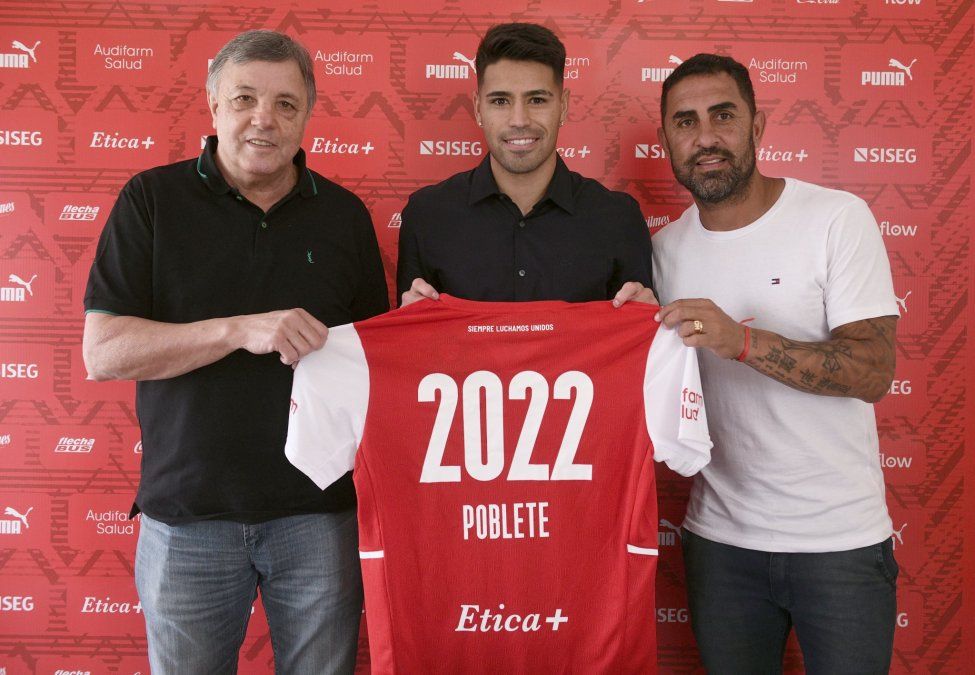Gerónimo Poblete acordó su continuidad en Independiente y a Colón se le cae otra alternativa para reforzar la mitad de la cancha.
