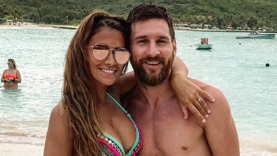 Qué le dijo Antonela Roccuzzo a Lionel Messi después del partido