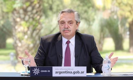 El presidente Alberto Fernández en la Quinta de Olivos. El presidente Alberto Fernández en la Quinta de Olivos.