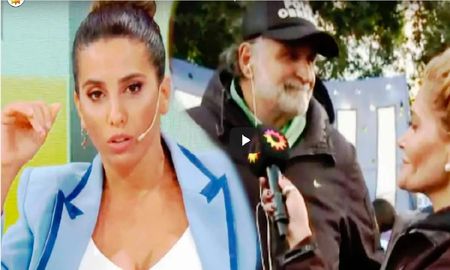 Cinthia Fernández se sacó en vivo contra un manifestante: Machirulín Cinthia Fernández se sacó en vivo contra un manifestante: Machirulín