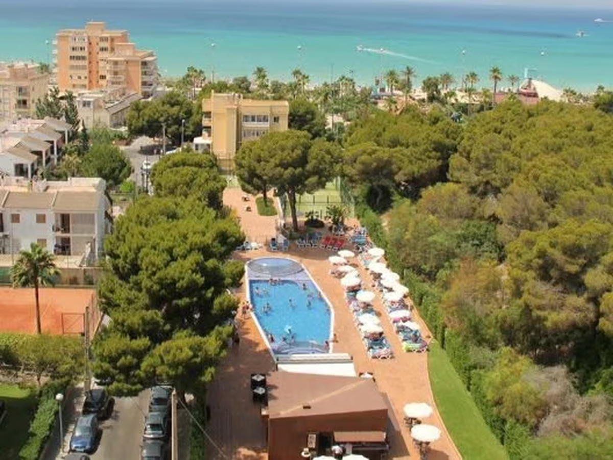 El hotel Timor en Playa De Palma, Mallorca. El hotel Timor en Playa De Palma, Mallorca.