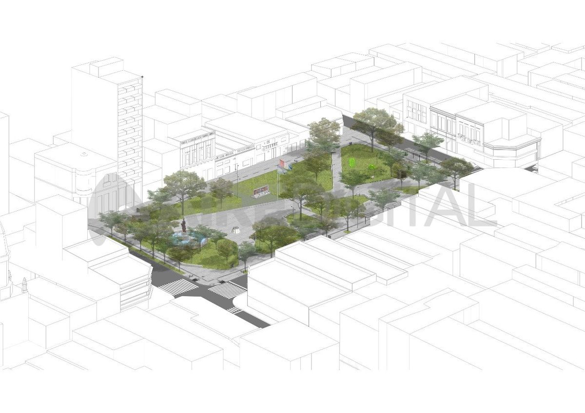 El proyecto de remodelación de la Plaza del Soldado Argentino prevé una revalorización del espacio y su recuperación como patrimonio histórico.