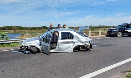 Accidente sobre la ruta nacional 168 Accidente sobre la ruta nacional 168