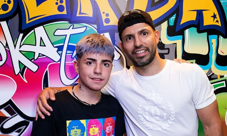 Benjamín Agüero presentó a su novia.