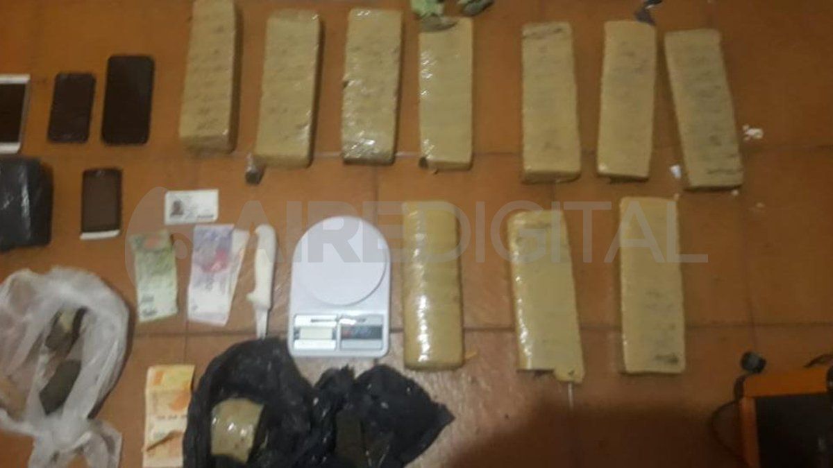 El material estupefaciente fue puesto a disposición del Juzgado y Fiscalía federal.&nbsp;