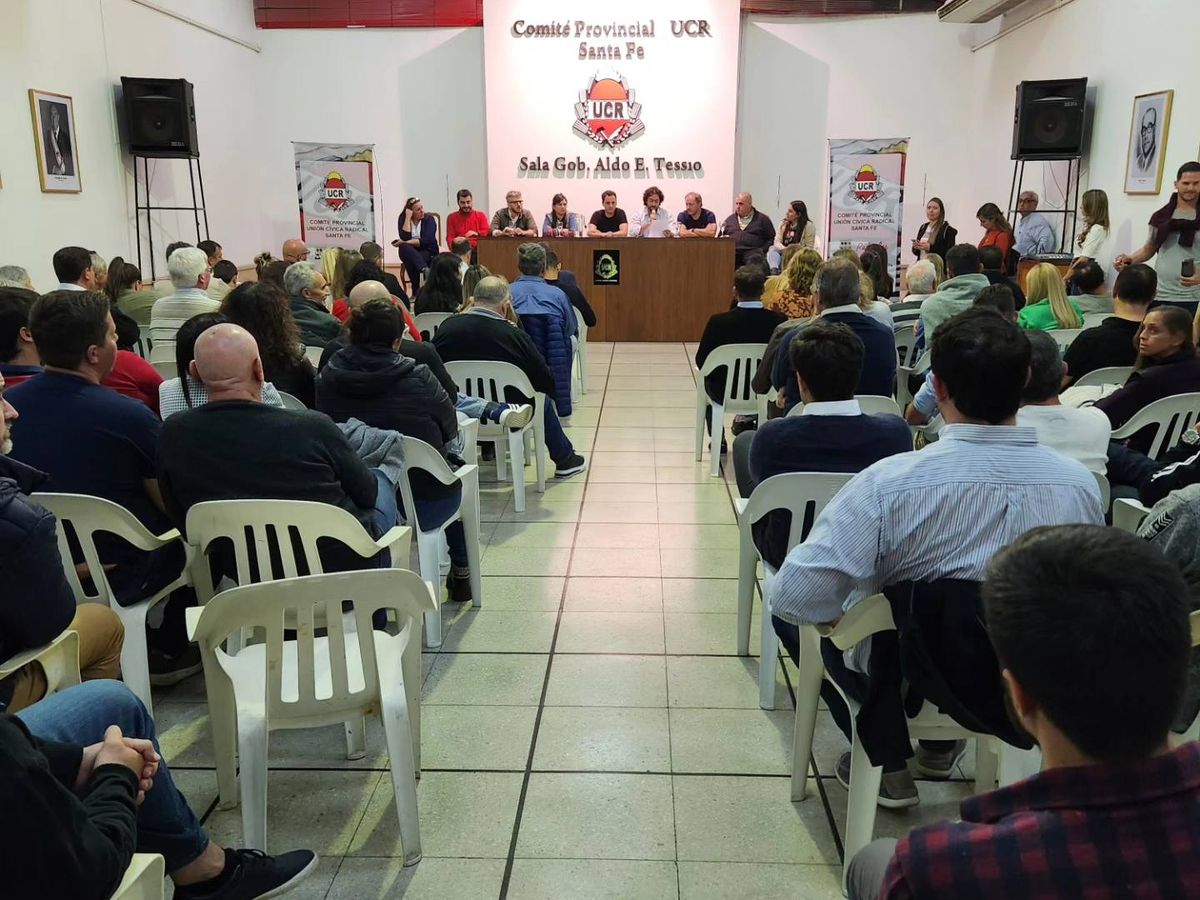 La Convención de la UCR provincial se reunió el pasado miércoles en la sede del partido en la ciudad de Santa Fe.