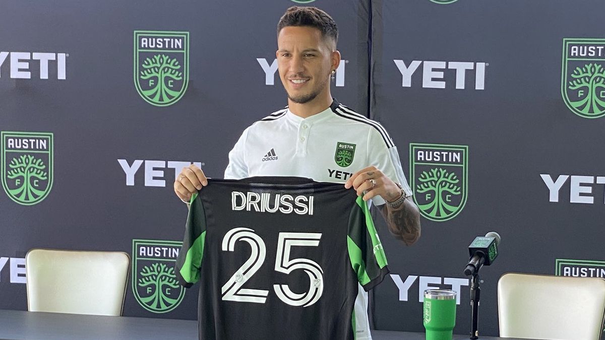 Sebastián Driussi fue presentado como nuevo jugador del Austin FC de los Estados Unidos.