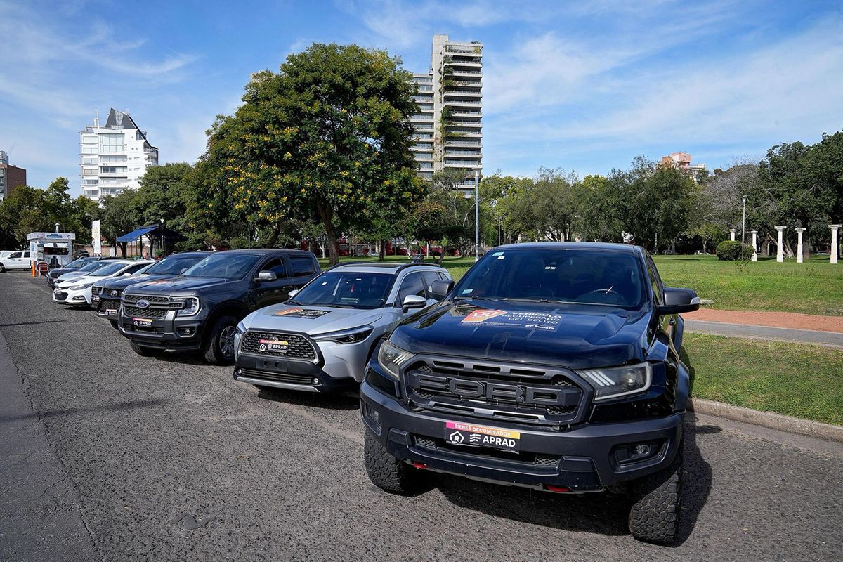 Provincia exhibió los vehículos que serán rematados en Rosario en la quinta subasta de bienes incautados al delito.