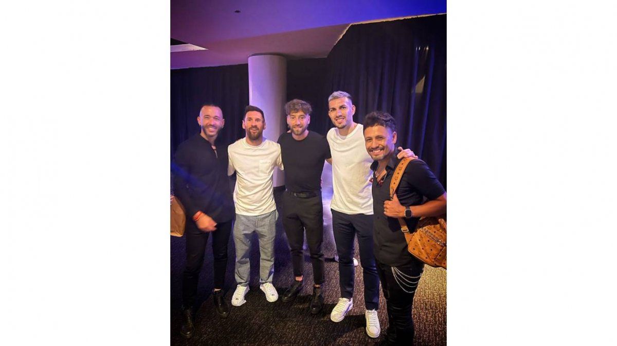 La Konga cantó en la Messi Fest.