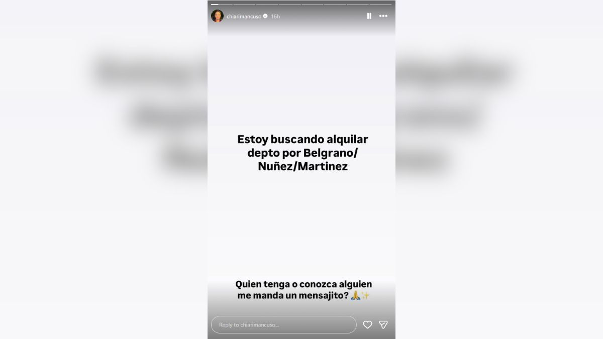 El posteo de Chiara Mancuso que ilusionó a los fanáticos de Gran Hermano. El posteo de Chiara Mancuso que ilusionó a los fanáticos de Gran Hermano.