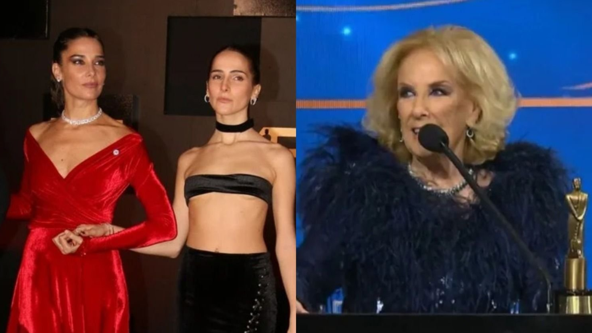 La reacción de Mirtha Legrand al ver el vestido de su bisnieta Ámbar en los Martín Fierro