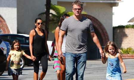 Matt Damon y su mujer Matt Damon y su mujer
